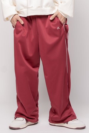 Kaotiko PANT HARPER UNISEX - Tracksuit bottoms - red