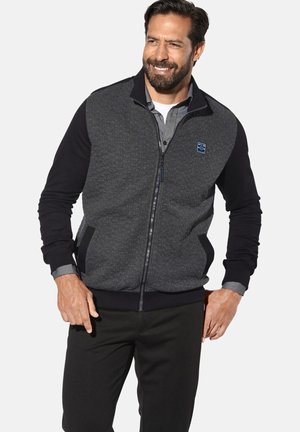 LARSHEIM - Sweatjacke - grau melange