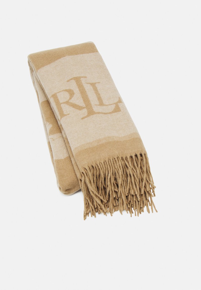 Lauren Ralph Lauren BLANKET SCARF WRAP Huivi classic camel/kameli