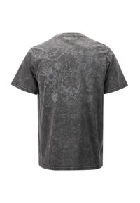 Ed Hardy MONO-FLASH-LOGO  - Camiseta estampada - charcoal