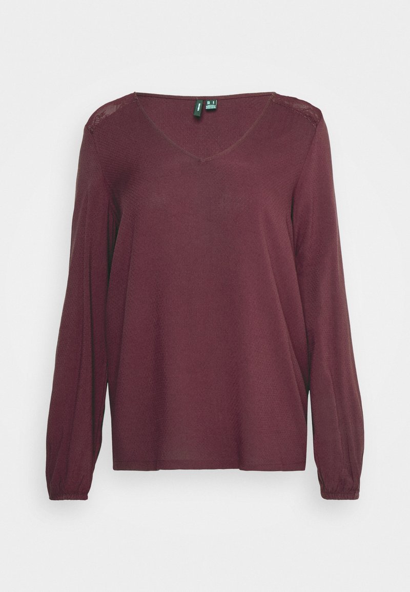 Vero Moda Longsleeve bordeauxrood