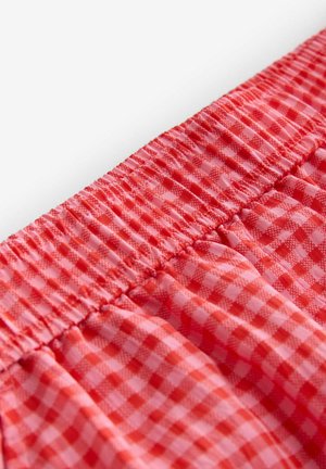 Next REGULAR FIT TEXTURED CRINKLE ELASTICATED WAIST - Šortai - pink gingham