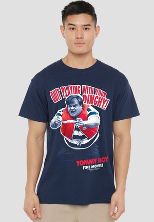 Print T-shirt - dark blue