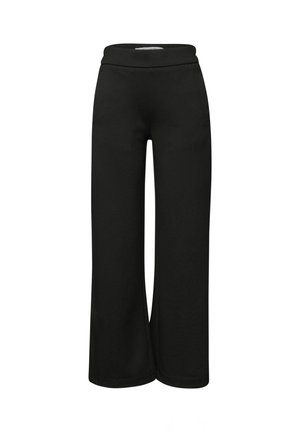 Street One WIDE LEG - Stoffhose - schwarz
