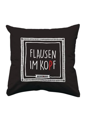 TACHELES KISSEN – FLAUSEN IM KOPF PLÜSCH DEKO SITZKISSEN  IRONIE HUMOR 30 X 30 CM - Other accessories - mehrfarbig