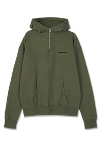 Pegador LOGO  - Φούτερ με κουκούλα - washed faded olive black