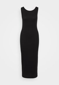 RASMIA DRESS - Vestito di maglina - black