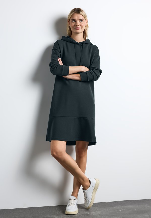 MIT VOLANT - Freizeitkleid - grün