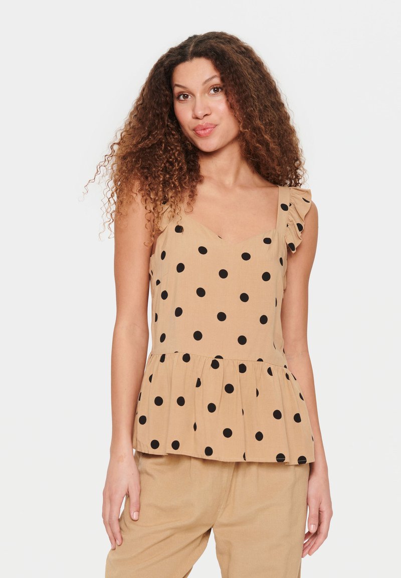 Nancia Ls Knit Top Tannin main image 1