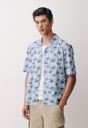 Next, REGULAR FIT - PRINT SHORT SLEEVE SHIRT . - Hemd - blue palm