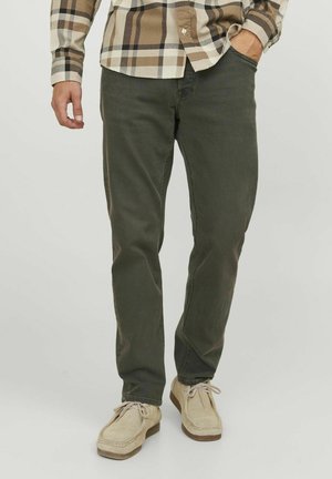 Jeans straight leg - olive