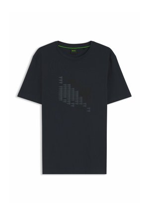 BOSS, BOSS TS_NETWORK FLAG - T-shirt imprimé - dark blue two
