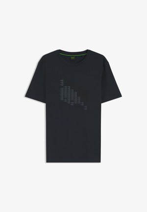 BOSS, BOSS TS_NETWORK FLAG - Camiseta estampada - dark blue two