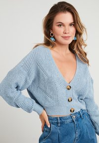 LELA REGULAR FIT - Cardigan - light blue