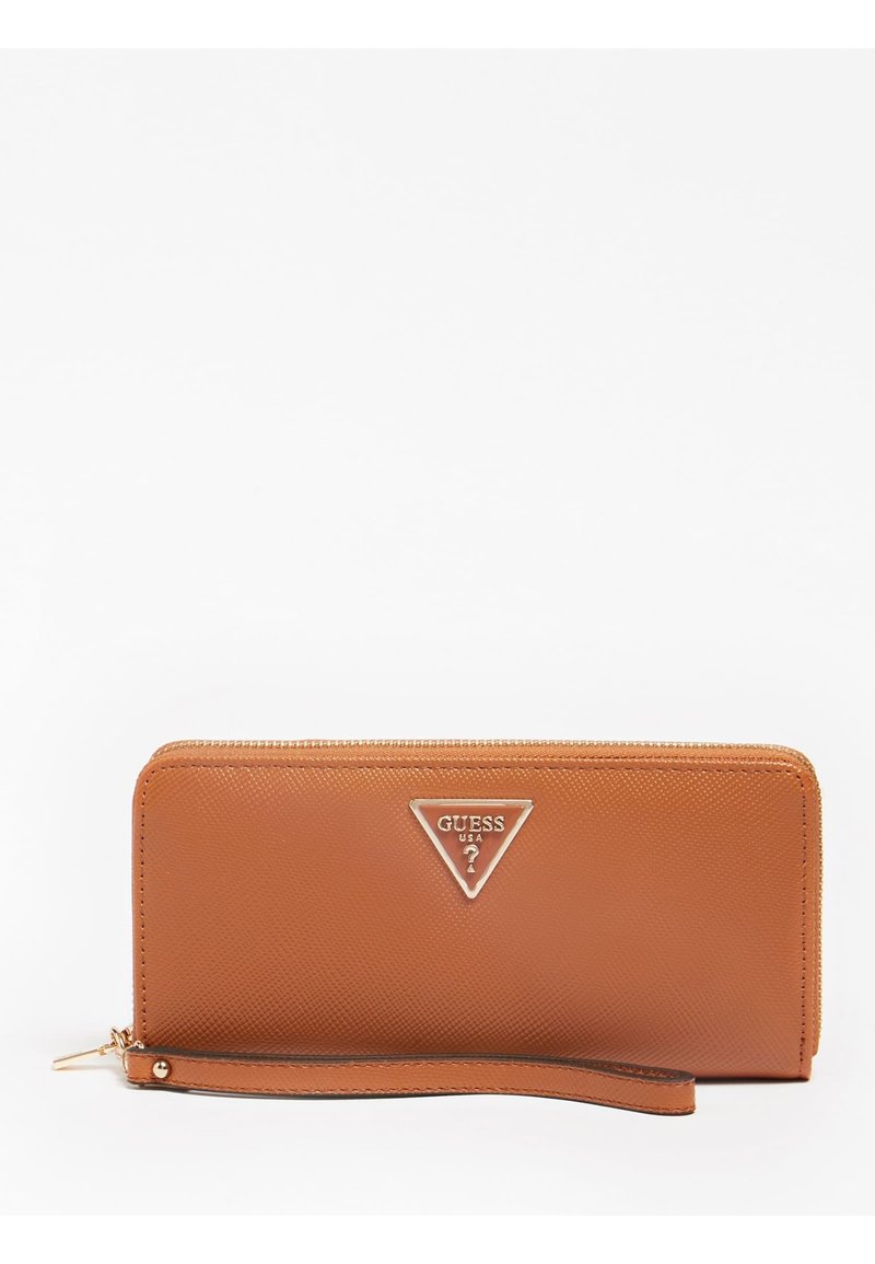 Guess LAUREL LARGE ZIP AROUND - Novčanik - camel