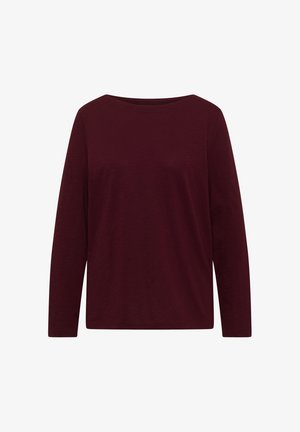 Cecil, LONG-SLEEVE TOP WITH BOAT NECK - T-shirt à manches longues - red wine