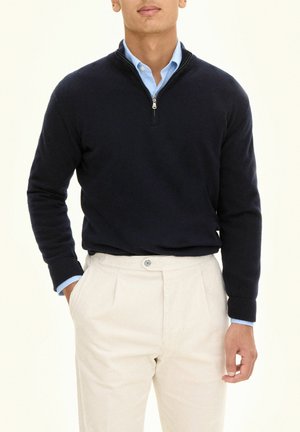 JACQUES HALF ZIP - Maglione - night blue