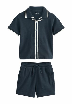 REGULAR FIT - SHORT SLEEVE SET - Jogginghose - navy