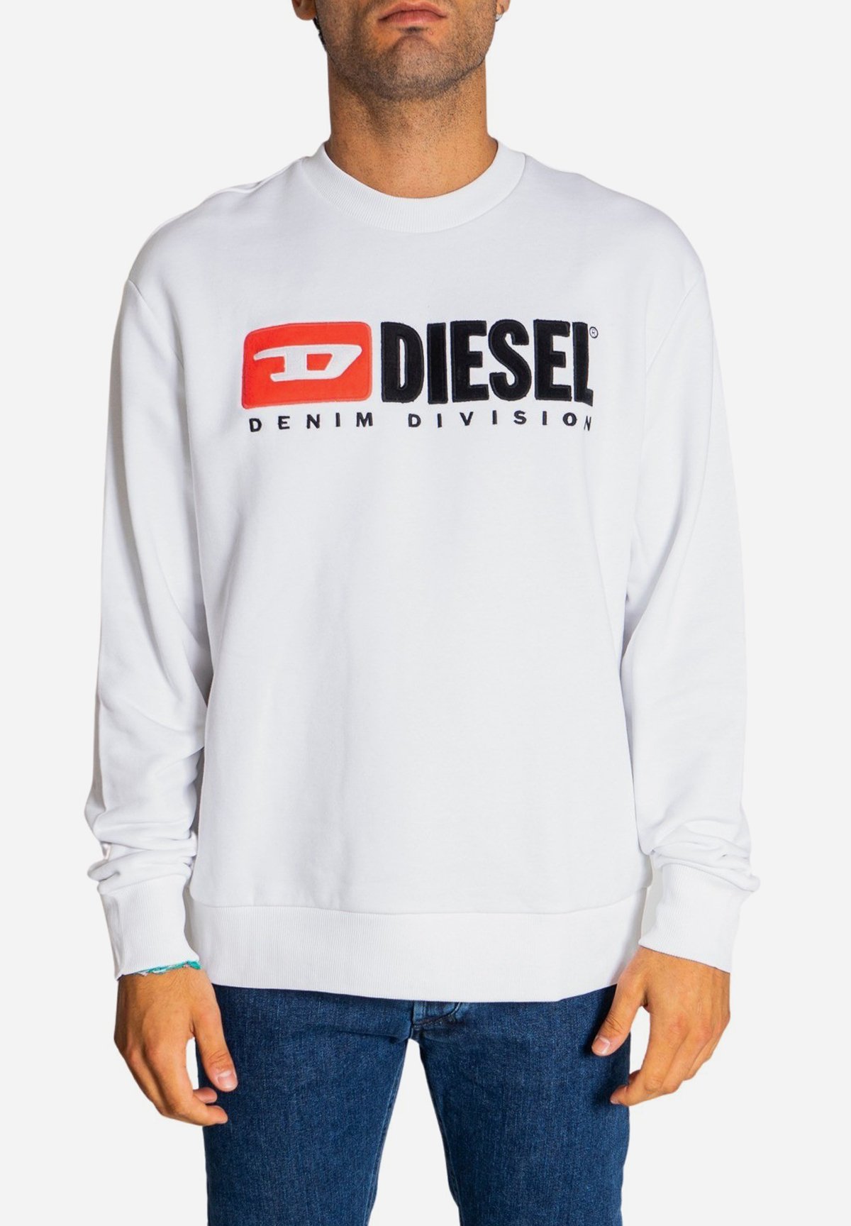 Diesel 0CATK - Felpa - white/bianco - Zalando.it