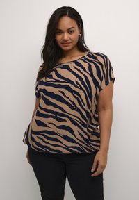 Kaffe Curve KCMARCA AMI  - Camicetta - midnight amphora animal print