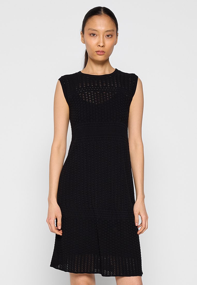 Ivko Gebreide jurk zwart Ivko Gebreide jurk zwart