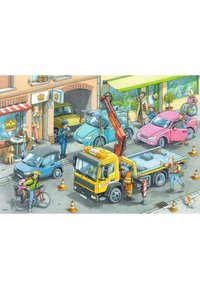 Ravensburger 2X24 PIECES GARBAGE TRUCK AND TOW - Puzzle - multi coloured