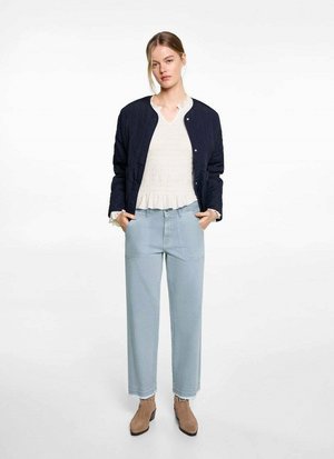 Džínsy voľného strihu - dark blue