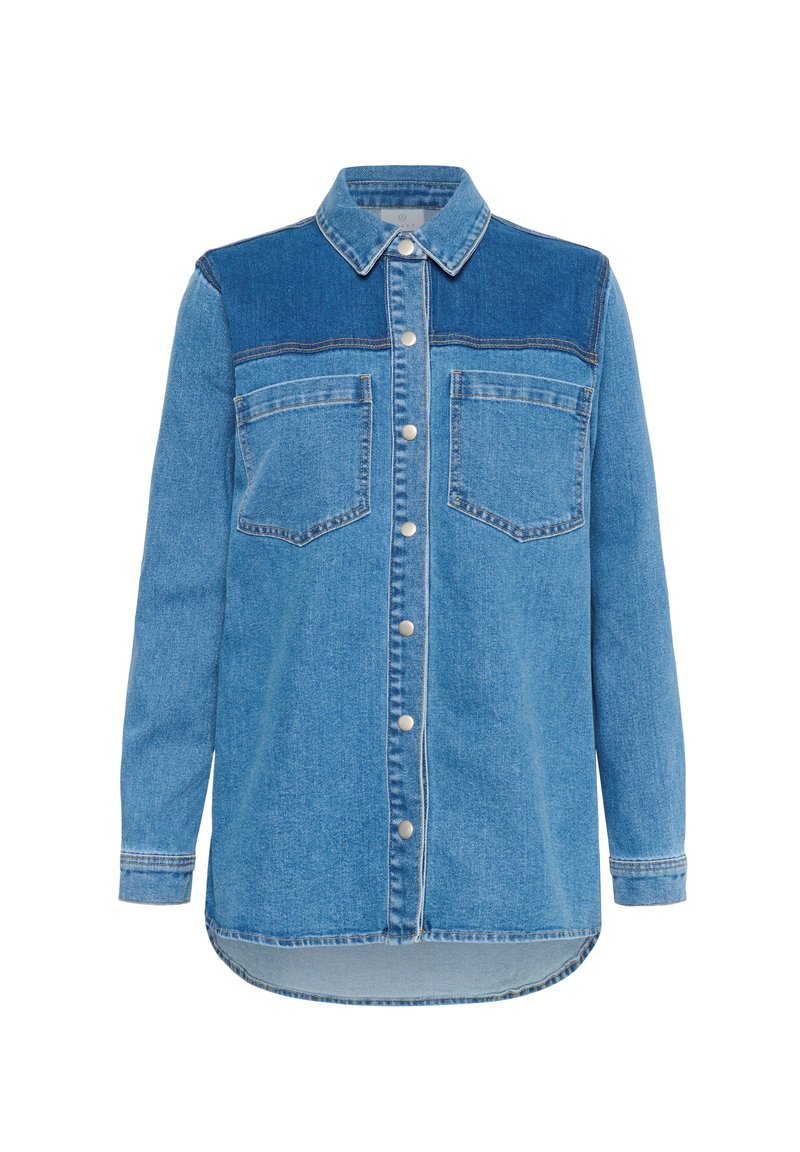 Kaffe Overhemdblouse lichtblauw denim Kaffe Overhemdblouse lichtblauw denim