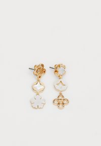 KIRA CLOVER LINEAR EARRING - Auskari - gold-coloured