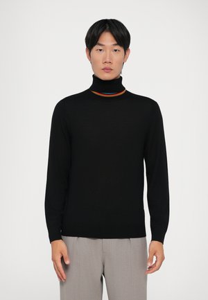 ROLL NECK - Strickpullover - black