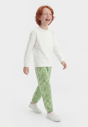 Mini Rodini MINI LEOPARD UNISEX - Παντελόνι φόρμας - green
