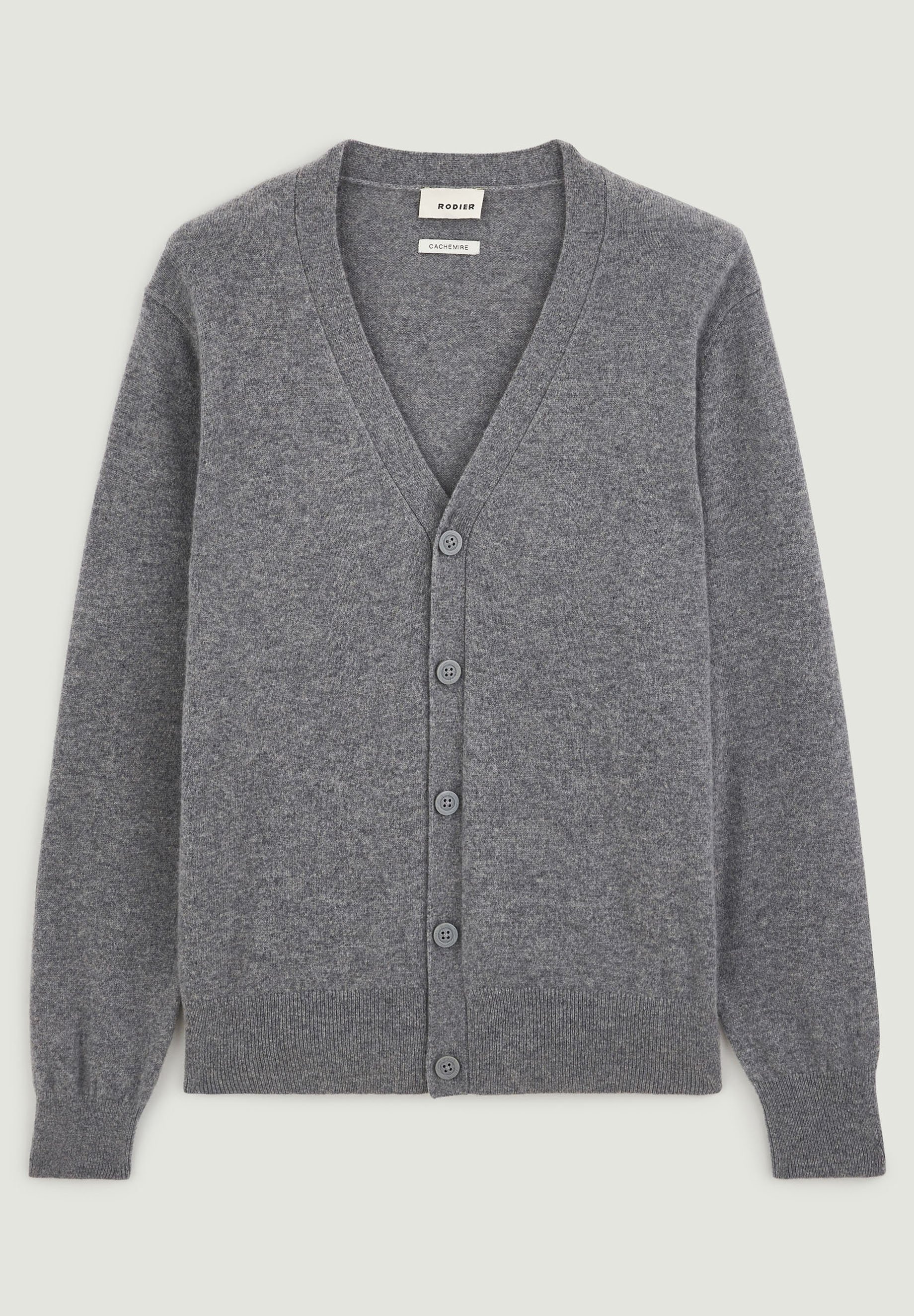 Cardigan En Cachemire Rodier - Gris Multicolore - Taille S - Neuf Sans étiquettes