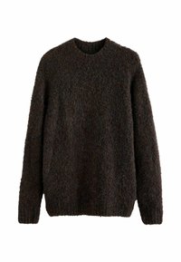 Striktrøje - brown