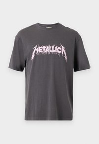 ONSMETALLICA TEE - Marškinėliai su spaudiniu - grey