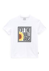 Vans SUNLIT CREW - Triko s potiskem - white