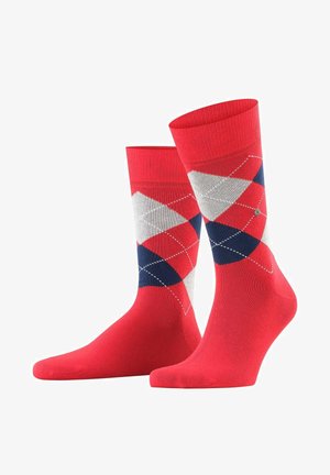 Burlington King - Socken - rot/blau/grau