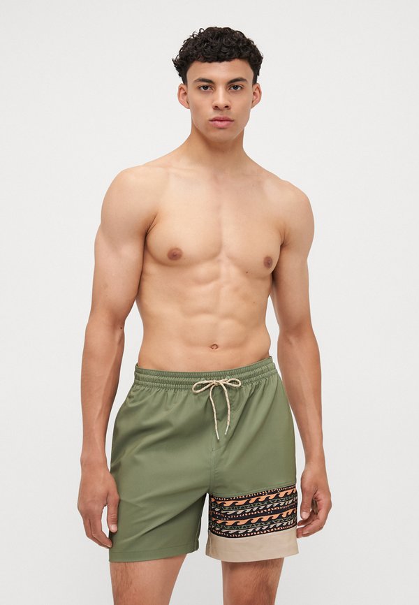 BURLEIGH  - Swimming shorts - moss4