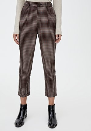 PULL&BEAR Pantalon classique - mottled black