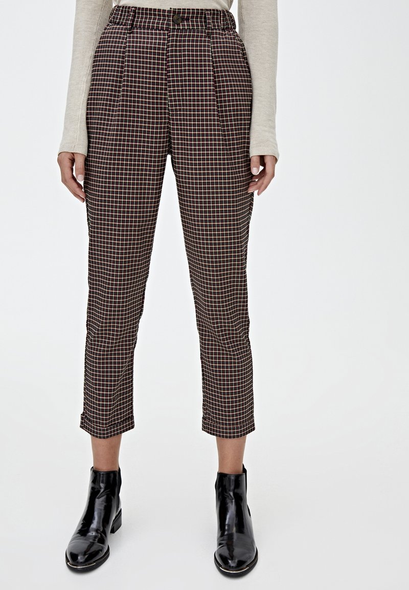 PULL&BEAR Pantalon classique - mottled black