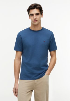 Tommy Hilfiger SEASONAL SOLID TEE CORE ESSENTIALS - T-shirt basique - aegean sea