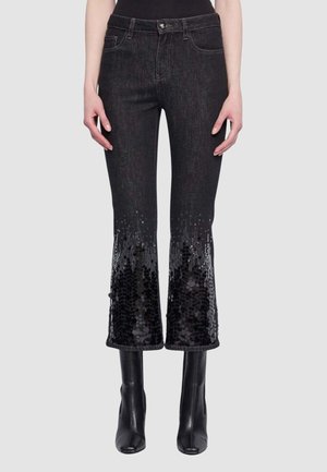 Jeans a zampa - nero denim