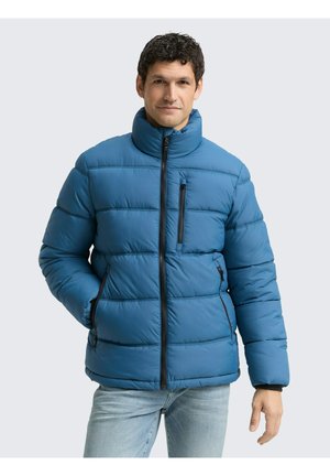 PUFFER-AUS WASSERABWEISENDEM MATERIAL - Winterjas - real teal/blue