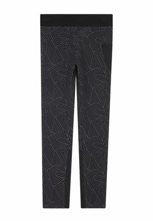 DKNY LEGGINS CON BOLSILLO LATERAL - Leggings - black