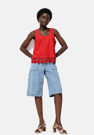EN DÉTAIL CROCHET - Débardeur - rouge