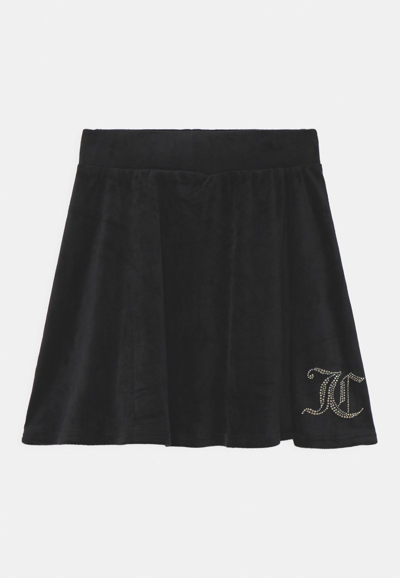 Juicy Couture DIAMANTE ALINE SKIRT - Áčková sukně - jet black