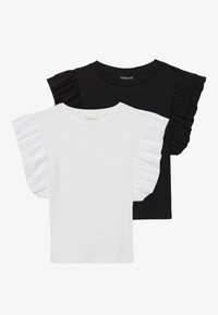 2 PACK - Navadna majica - black/off-white
