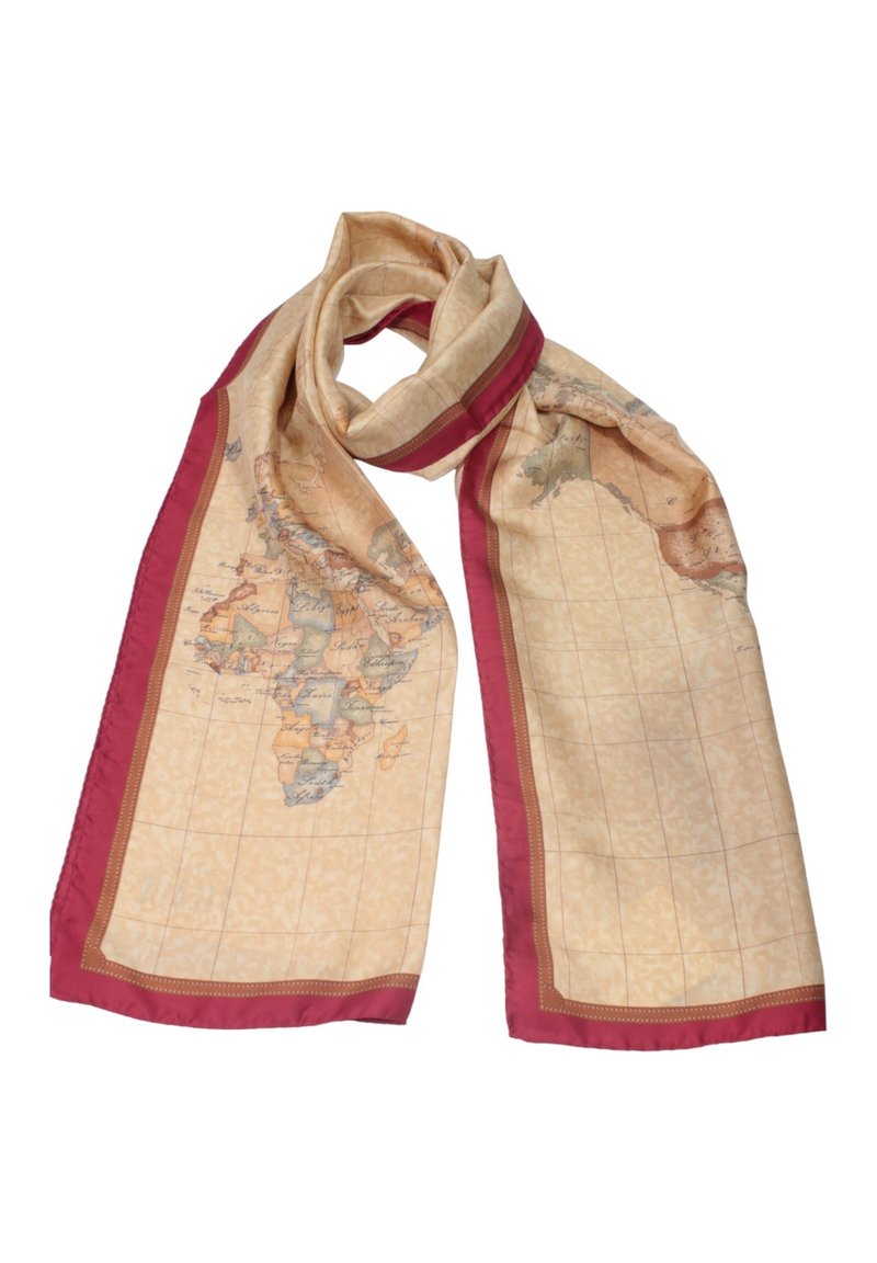 Sciarpa A Quadri Arancione Aragosta Quadretti Bianchi Neri Uomo Donna - Avantgarde Accessori - Foto 3