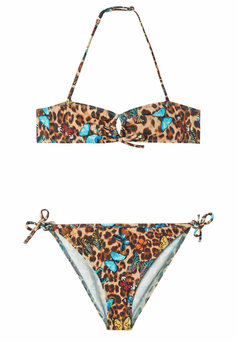 Tezenis PRINT Bikini animal print animal print/marrón jaspeado