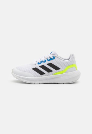 adidas Performance FALCON 3 LACE - Laufschuh Stabilität - footwear white/core black/bright royal