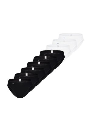 9 PACK - Slip - schwarz/weiß